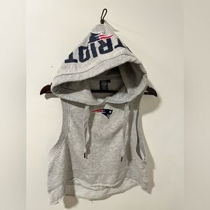NFL New England Patriots - Hooded Crop Top